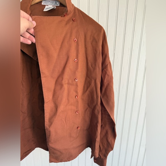 100% Wool Button Down Brown Size 12 - Picture 4 of 5